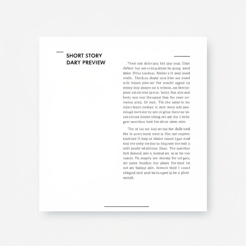 Short Stories preview